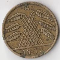 Германия: K7693, 1932 A, Германия, 10 пфенниг