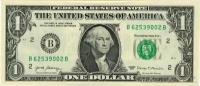 1 доллар 2017 США