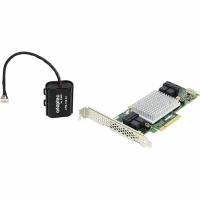 Контроллер Microsemi Adaptec ASR-81605ZQ, SAS/SATA 12G, 16-port (miniSAS HD), RAID 0/1/5/6/10/50/60, 1Gb, PCI-Ex8, SGL (2281600-R)