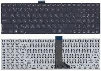 Клавиатура для ноутбука Asus K555LA, Плоский Enter, Черная, без рамки