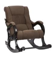 Кресло-качалка, модель 77 "Лидер", венге, ткань Verona Brown