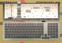 Клавиатура для ноутбука Asus G75 G75V, G75VW, G75VX черная,с рамкой, с подсветкой с русскими буквами