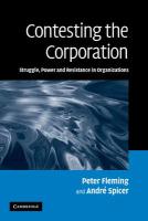 Peter Fleming "Contesting the Corporation"
