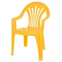 Кресло, пластиковое, детское, 37х35х57 см, желтый