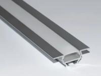 SP252 Встраиваемый алюминиевый профиль, Серебристый анодированный 2000х30х10,5мм