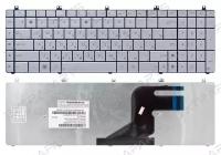 Клавиатура для ноутбука ASUS N55 серебро V.2