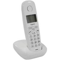 Телефон беспроводной Gigaset A170, монохром. дисплей, АОН, 50 номеров, белый ( Артикул 324927 )