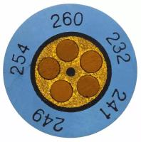 Круглые термоиндикаторы Testo Testoterm измерительный диапазон +60 … +82 °C