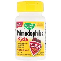 Primadophilus, для детей, вишня, 30 жевательных таблеток