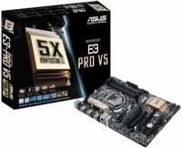 Материнская плата ATX ASUS E3-PRO V5 (LGA1151, C232, 4*DDR4(2133), 6*SATA 6G RAID, M.2, 4*PCIE, 7.1CH, Glan, 4*USB 3.2, 4*USB 2.0)