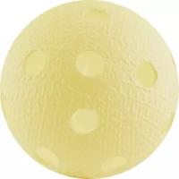 Мяч для флорбола "RealStick", арт.MR-MF-Va, пластик с углубл., IFF Approved, ванильный