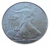 США 1 доллар 2010 Шагающая свобода Американский орел серебро 2