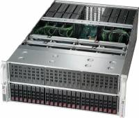 Серверная платформа Supermicro SuperServer 4U 4029GP-TRT noCPU(2)2nd Gen Xeon Scalable/TDP 70-205W/ no DIMM(24)/ SATARAID HDD(24)SFF/ 2x10GbE/ support up to 8 double width GPU/ 4x2000W