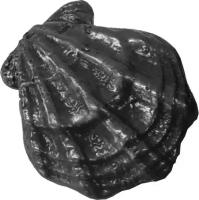 Камень чугунный "Ракушка малая" 97х79х42мм КЧР-3 NEW