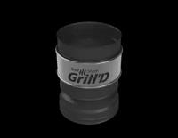 Оголовок-дефлектор К Grill'D, AISI 430 0,5мм/ЖС 0,5мм (D115/250), черный (термостойкая краска)
