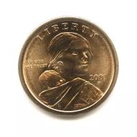 1 доллар 2001 года — Сакагавея P — США