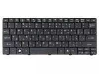 клавиатура для ноутбука Acer Aspire One 521, 532, 532H, 533, D255, D257, D260, D270, E350, em350, E355, ZE6, One Happy, N55, Pav80, черная, гор. Enter KB.I100A.078