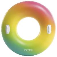 INTEX Круг для плавания «Цветной вихрь», d=122 см, от 9 лет, 58202EU INTEX