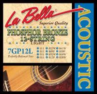 7GP12L Комплект струн для акустической 12-струнной гитары 11-50 La Bella