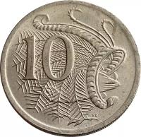 10 центов 1966-1984 Австралия