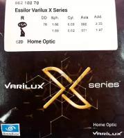 Линза Essilor 1.60 Ormix Varilux X 4D Transitions Gen 8 Grey Crizal Prevencia