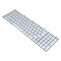 Клавиатура для Asus N55 / N55S / N55SF и др. (горизонтальный Enter), серый