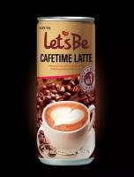 Кофе Let's be в банках CAFETIME Latte 240 мл Упаковка 30 шт