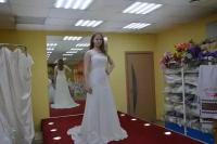 Свадебное платье с пайетками