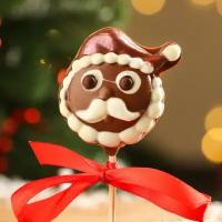 ChocolaVie Шоколадный «Дед Мороз» на палочке, 32 г
