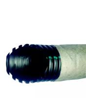 Труба дренажная двустенная гофрированная дгтд (дсгт)-ПНД d110/94,2 мм бухта 50 м SN4 в фильтре