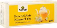 Напиток чайный с фенхелем, анисом и тмином 20*2,25 г ТМ Alnatura (Альнатура)