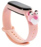Сменный браслет Xiaomi Mi Band 5/6 Cartoon (Pink Panter)