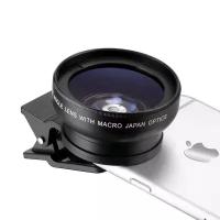 Adamant Комплект объективов Adamant Macro-Lens Macro + Fisheye для смартфонов черные