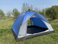 3 местная автоматическая туристическая палатка / 210х210х125 см / синяя