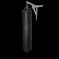 Гелевый боксёрский мешок из натуральной кожи (диаметр 35 см, h 115 см, вес 55-65 кг, толщина кожи 2,2 мм) DNN