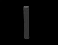 Труба L=1000 Grill'D, ОС 0,5мм (D280), черный (порошковая краска)