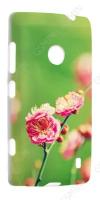 Чехол силиконовый для Nokia Lumia 520 / 525 TPU (Белый) (Дизайн 72)