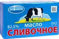 Масло сладко-сливочное Экомилк 82,5%