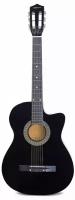 Denn DCG395 классическая гитара с анкером, цвет черный
