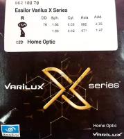 Линза Essilor 1.67 Stylis Varilux X 3D Transitions Gen 8 Sapphire Crizal Drive