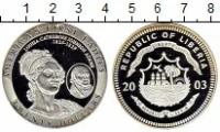 Клуб Нумизмат Монета 20 долларов Либерии 2003 года Серебро Американские первые леди, Луиза Кэтрин Джонсон Адамс