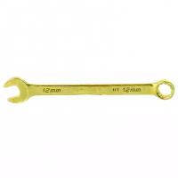 Ключ комбинированный, 12 мм, желтый цинк 1497811 Ключ комбинированный, 12 мм, желтый цинк СИБРТЕХ 2014519319469