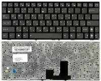 Клавиатура для ноутбука Asus Eee PC 1001, 1001PX, 1001HA, 1005, 1005HA, 1008, 1008HA черная, рамка черная