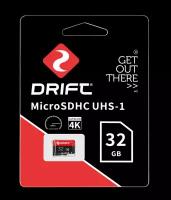 Карта памяти 32 Гб Micro SD для экшн-камер Drift Ghost X / XL/ 4K+