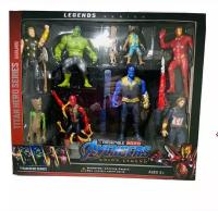 Супергерои ( фигурки )Мстители Марвел - набор из 8 фигурок с аксессуарами Marvel