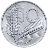 Монета Италия 10 лир 1966 A810524