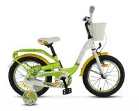 Велосипед Stels Pilot 190 V030 ALU рама зеленый/желтый/белый колеса 16