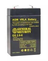Аккумулятор GS 2,8-6 (6V,2.8Ah)