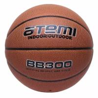 Мяч баскетбольный Atemi р. 6 синтетическая кожа ПВХ 8 панелей BB300 окруж 72-74 клееный, AS-BB300-6-
