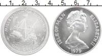 Клуб Нумизмат Монета 1 крона Острова Мэн 1979 года Серебро 1000 лет Тинвальду